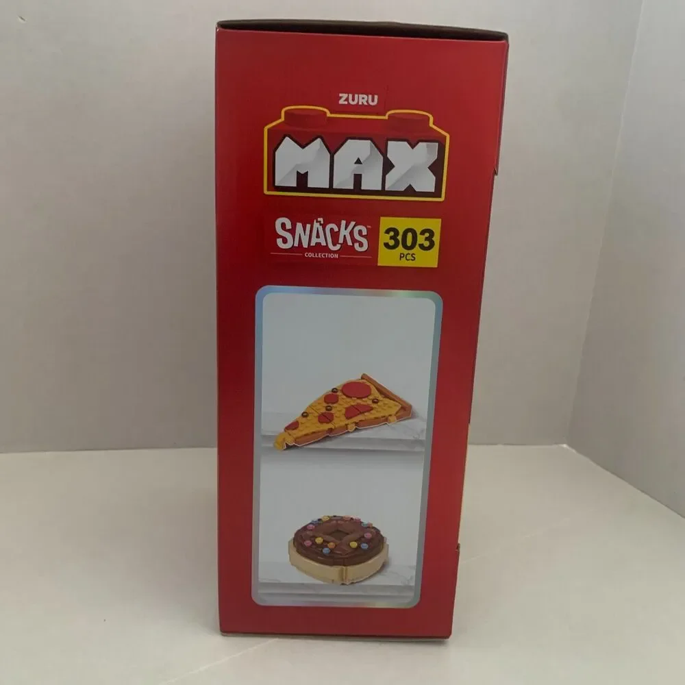 Zuru Max Snacks Collection Doughnut And Pizza 303 PCS Bricks Set Brand New